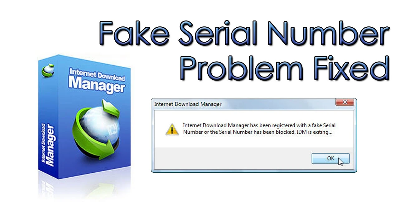 How To Fix Internet Download Manager Fake Serial Key
