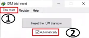 IDM Trial Reset Activation for Life